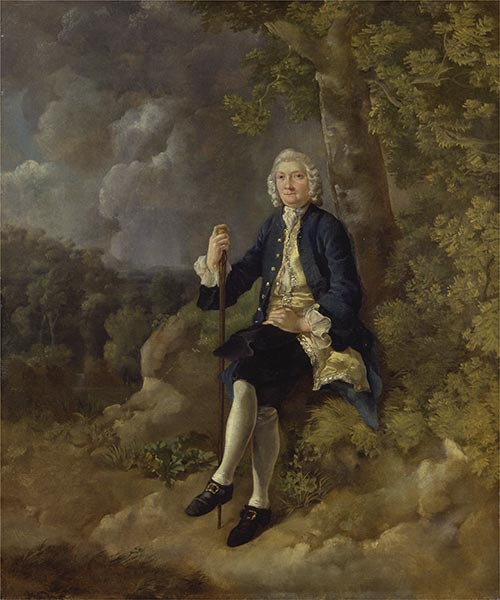 Clayton Jones, c.1744/45 | Gainsborough | Gemälde Reproduktion
