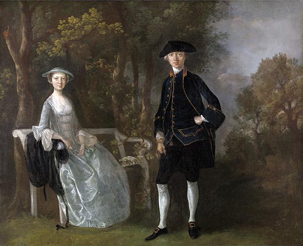 Lady Lloyd and Her Son, Richard Savage Lloyd of Hintlesham Hall, Suffolk, c.1745/1746 | Gainsborough | Gemälde Reproduktion