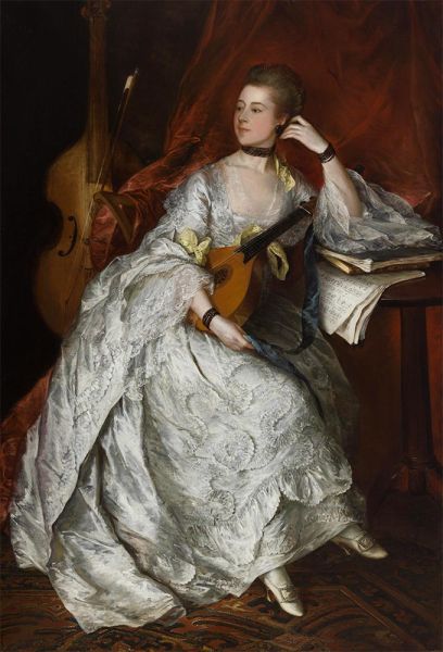 Ann Ford (später Frau Philip Thicknesse), 1760 | Gainsborough | Gemälde Reproduktion