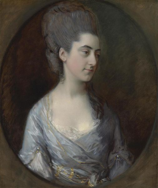 Mrs. Charles Purvis, 1770s | Gainsborough | Painting Reproduction