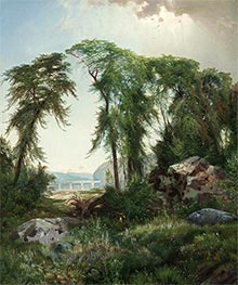 Sommer auf der Susquehanna, 1862 von Thomas Moran | Gemälde-Reproduktion