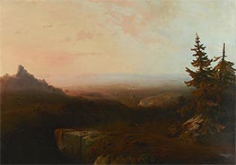 Mountain Scene, c.1865 by Thomas Moran | Painting Reproduction
