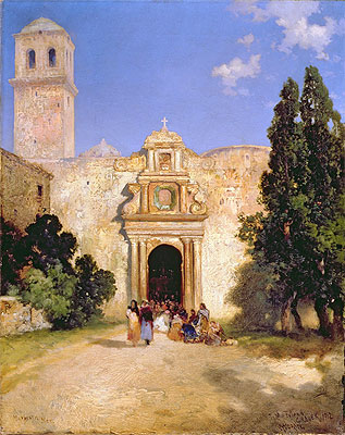 Maravatio, Mexico, 1912 | Thomas Moran | Painting Reproduction