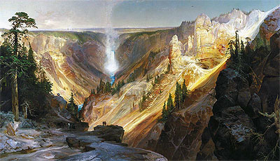 Der Grand Canyon des Yellowstone, 1872 | Thomas Moran | Gemälde Reproduktion