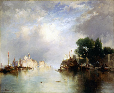 View of Venice, 1890 | Thomas Moran | Painting Reproduction
