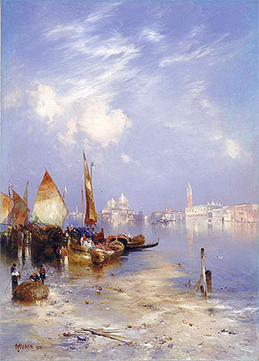 A View of Venice, 1891 | Thomas Moran | Gemälde Reproduktion