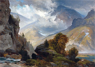 The White Mountains, 1874 | Thomas Moran | Painting Reproduction