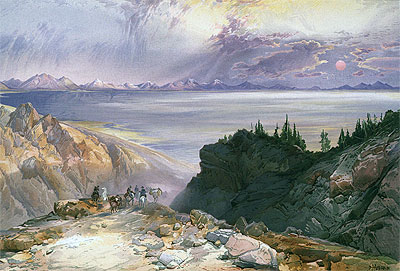 The Great Salt Lake of Utah, 1875 | Thomas Moran | Painting Reproduction