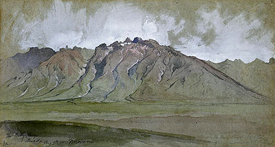 The Ruby Range, Nevada, 1879 | Thomas Moran | Painting Reproduction