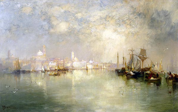 Venice: Reminiscence of Vera Cruz, Mexico, 1886 | Thomas Moran | Painting Reproduction