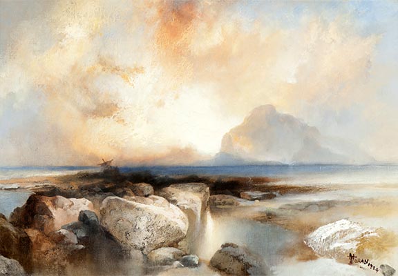 Seelandschaft, 1924 | Thomas Moran | Gemälde Reproduktion