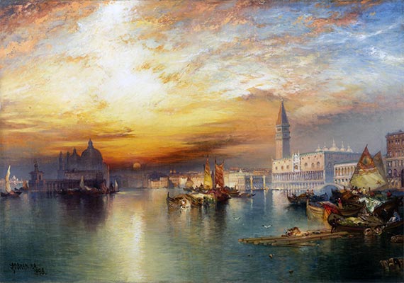 Grand Canal, Venice, 1898 | Thomas Moran | Painting Reproduction