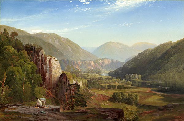 Die Juniata, Abend, 1864 | Thomas Moran | Gemälde Reproduktion
