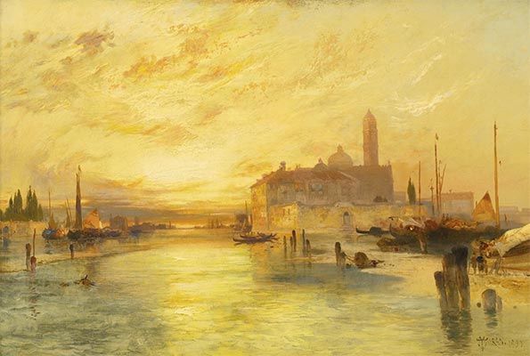 Venedig | Thomas Moran | Gemälde Reproduktion