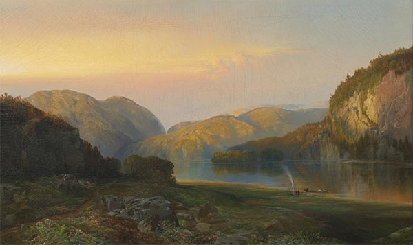 Abend am Susquehanna | Thomas Moran | Gemälde Reproduktion