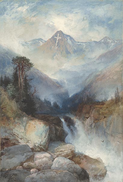 Berg des Heiligen Kreuzes | Thomas Moran | Gemälde Reproduktion