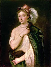 Portrait of a Young Woman | Titian | Gemälde Reproduktion