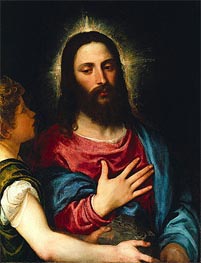 The Temptation of Christ, c.1516/25 von Titian | Gemälde-Reproduktion