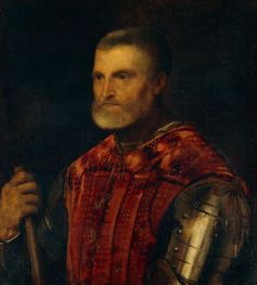 Mann in Rüstung | Titian | Gemälde Reproduktion