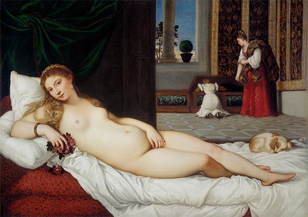 The Venus of Urbino, 1538 | Titian | Painting Reproduction