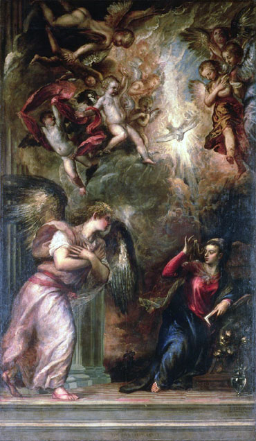 Annunciation, 1559/62 | Titian | Gemälde Reproduktion