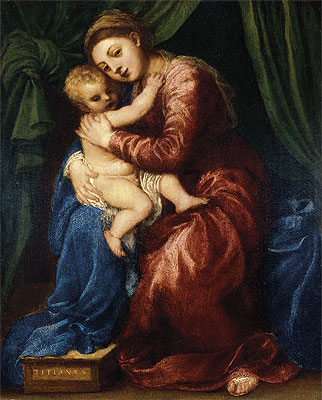Madonna and Child, c.1540 | Titian | Painting Reproduction