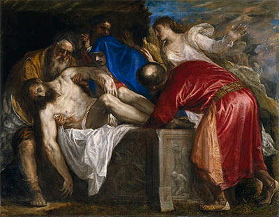 The Burial of Christ, 1559 | Titian | Gemälde Reproduktion