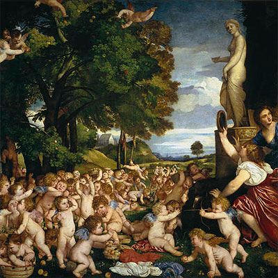 The Offering to Venus, c.1518/19 | Titian | Gemälde Reproduktion