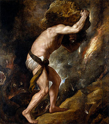 Sisyphus, c.1548/49 | Titian | Gemälde Reproduktion