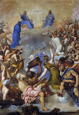 Glory, c.1551/54 | Titian | Gemälde Reproduktion