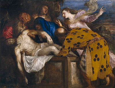 The Burial of Christ, 1572 | Titian | Gemälde Reproduktion