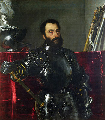 Portrait of Francesco Maria Della Rovere, Duke of Urbino, n.d. | Titian | Painting Reproduction