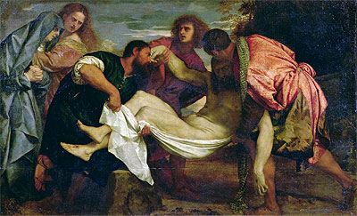 The Entombment of Christ, c.1520 | Titian | Painting Reproduction
