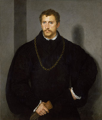 Der Engländer (Der Mann mit grauen Augen) | Titian | Gemälde Reproduktion