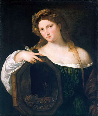 Eitelkeit, c.1520 von Titian | Gemälde-Reproduktion