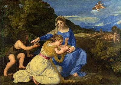 The Aldobrandini Madonna, c.1532 | Titian | Gemälde Reproduktion