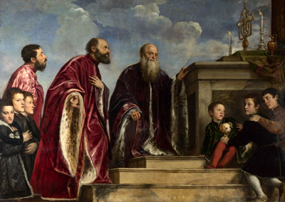 The Vendramin Family, c.1540/60 | Titian | Gemälde Reproduktion