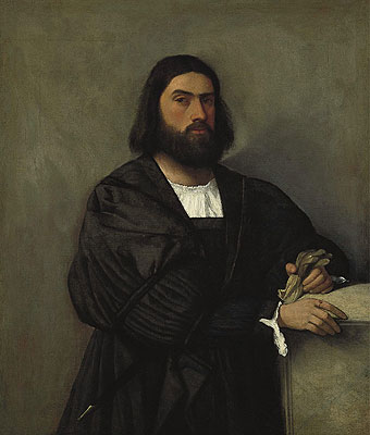 Portrait of a Man, Undated | Titian | Gemälde Reproduktion