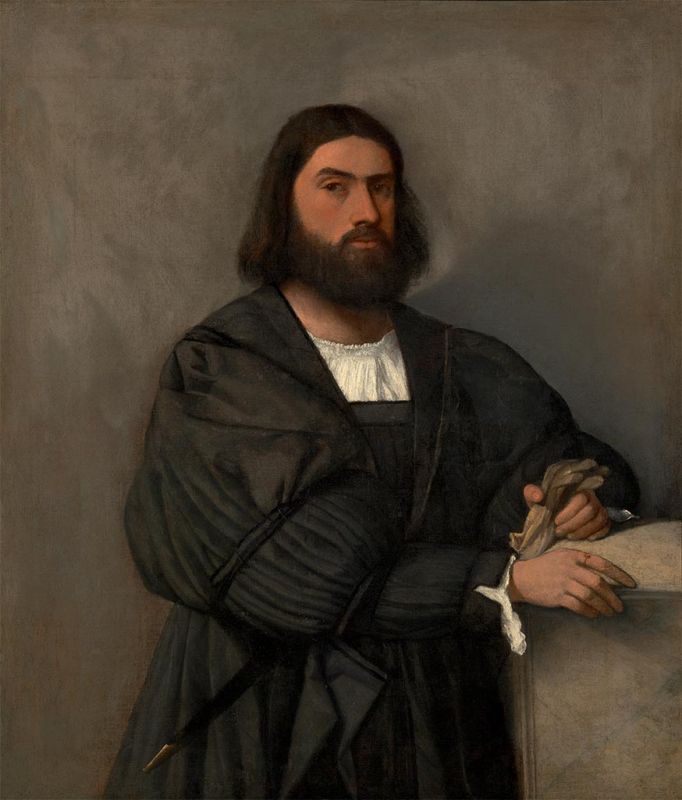 Bildnis eines Mannes | Titian | Gemälde Reproduktion