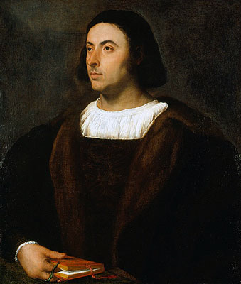 Porträt von Jacopo Sannazaro | Titian | Gemälde Reproduktion