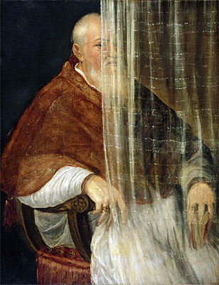 Portrait of Cardinal Filippo Archinto, 1558 | Titian | Gemälde Reproduktion