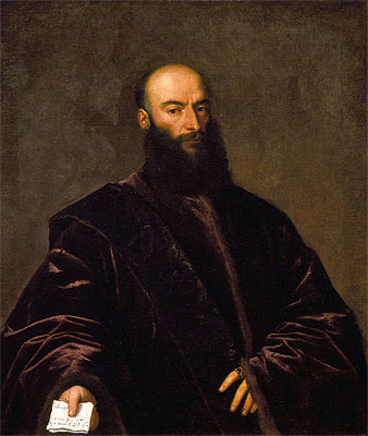 Portrait of Giacomo Dolfin, 1533 | Titian | Gemälde Reproduktion