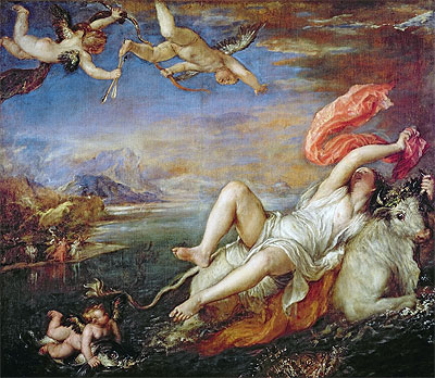 Europa, c.1559/62 von Titian | Gemälde-Reproduktion