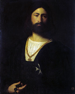 Portrait of a Knight of Malta, c.1515 | Titian | Gemälde Reproduktion