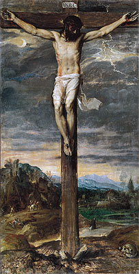Christ on the Cross, c.1555 | Titian | Painting Reproduction
