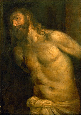 Flagellation of Christ, n.d. | Titian | Gemälde Reproduktion