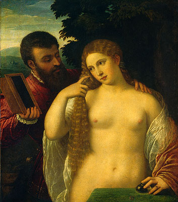 Allegory (Alfonso d'Este and Laura Dianti), undated | Titian | Gemälde Reproduktion