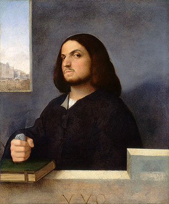 Porträt eines venezianischen Edelmanns | Titian | Gemälde Reproduktion