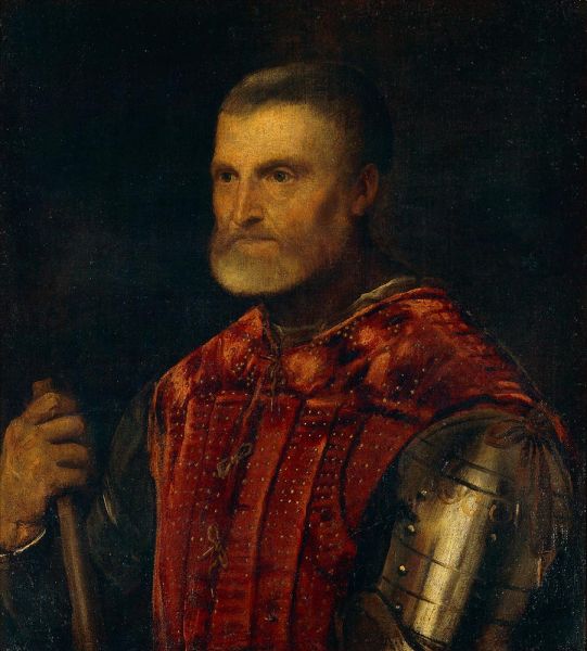Man in Armour, c.1530 | Titian | Painting Reproduction