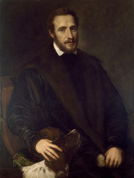 Possible Portrait of Jan van Haanen, c.1540/50 by Titian | Painting Reproduction